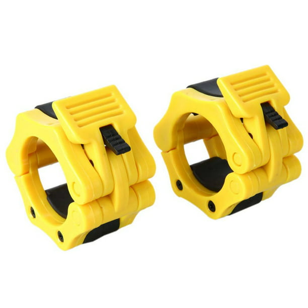 2X Olympic 25/50mm Spinlock Collars Barbell Dumbell Clips Clamp Weight Bar Lock